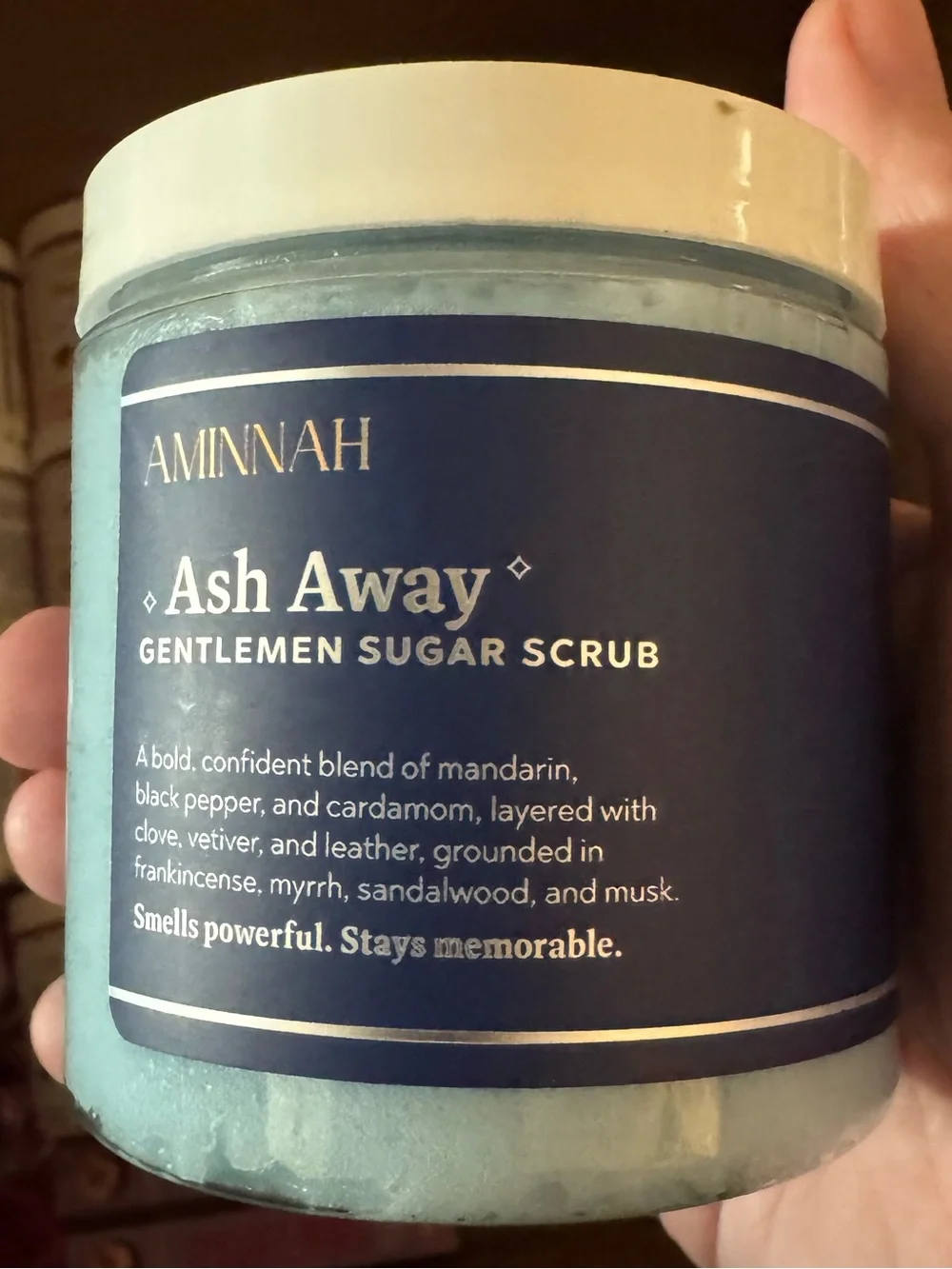 Aminnah Ash Away Gentlemen Sugar Scrub